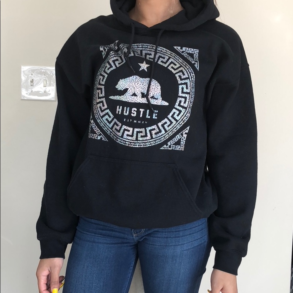 Black hoodie